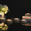 Abajur de Mesa com Esfera de Cristal